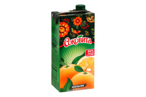 Напиток соковый пастеризованный с сахарами и подсластителем Апельсин Соковита т/п 950мл