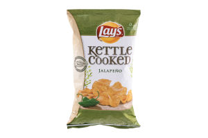 Lay's Kettle Cooked Jalapeno Potato Chips