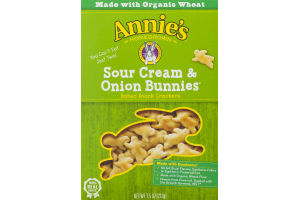 Annie's Homegrown Sour Cream & Onion Bunnies Baked Snack Crackers