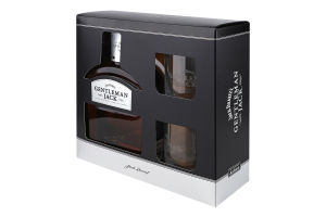 Набор подарочный Виски Джентельмен Джек 40% 0.7л + 2 стакана Jack Daniel's к/у