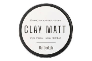 Глина д/волосся Style Peaks з матовим ефектом 50мл BarberLab