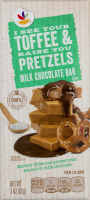 Ahold Milk Chocolate Bar I See You Toffee & Raise You Pretzels