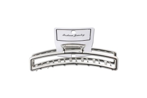 Заколка-краб металева сіра 11.5х2см №KYYW210 Fashion Jewelry 1шт в асорт