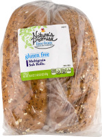 Nature's Promise Gluten Free Sub Rolls Multigrain - 4 CT