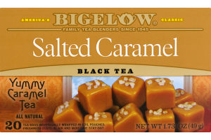 Bigelow Black Tea Bags Salted Caramel - 20 CT