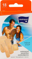 Пластыри медицинские Aqua Stop Matopat 18шт