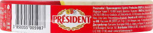 Сыр плавленый 35% Cheddar President к/у 8х17.5г