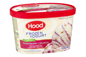 Hood Frozen Yogurt Low Fat Raspberry Crunch