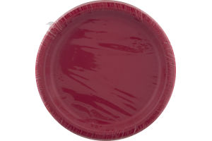 Smart Living Collection Lunch Plates Classic Red - 24 CT