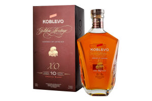 Коньяк 500мл 40% марочний XO Golden heritage Koblevo к/у