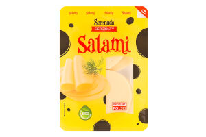 Сыр 45% полутвердый нарезка Салями Serenada лоток 135г
