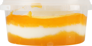 Десерт сметанний 12% молоковмісний з наповнювачем Манго Зорька п/у 0.4кг