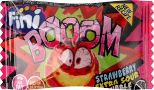 Цукерка Boom Полуниця 5г Fini