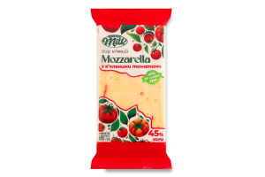 Сир 45% м'який з в'яленими томатами Mozzarella Lyubar Milk м/у 165г