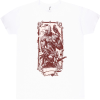 Футболка Sol's Imperial Cossack with hawk білий S