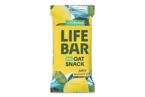 Батончик Lifebar вівсян смак лимон пирога органіч