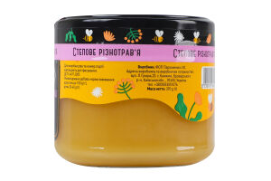 Мед натуральный цветочный полифлорный Степное разнотравье Лавка традицій в/с с/б 370г