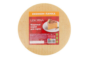 Коржі вафельні для торта Lekorna м/у 140г