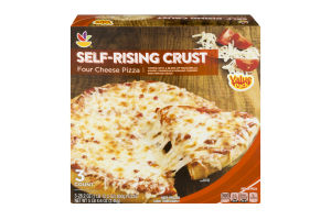 Ahold Self-Rising Crust Pizza Four Cheese - 3 CT