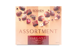 Цукерки шоколадні Elegant Assortment Roshen к/у 145г