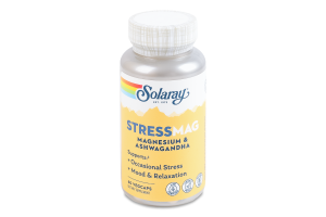Добавка дієтична вегетаріанські капсули Магній і ашваганда StressMag Solaray 60шт