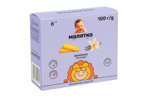 Печенье для детей от 6мес ванильное Малятко к/у 100г