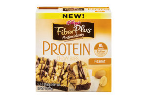 Kellogg's Fiber Plus Protein Chewy Bars Peanut - 5 CT