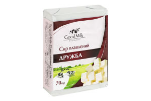 Сир плавлений "Дружба", 35 % жиру в сухій речовині, брикет 70г, ТМ Good Milk