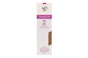 Получулки женские Conte elegant Tension 40den 23-25 bronz 2пары