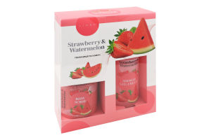 Набір Strawberry&Watermelon Крем-гель д/душу 250мл+Крем-баттер д/тіла 150мл Liora