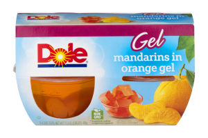 Dole Gel Mandarins In Orange Gel - 4 CT