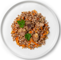 Каша гречневая с мясом в упаковке С