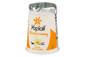 Yoplait Thick & Creamy Vanilla Flavor Lowfat Yogurt