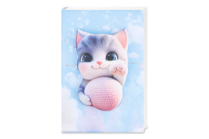 Блокнот ZiBi Kids Line Kitty 3D 145x210 80арк