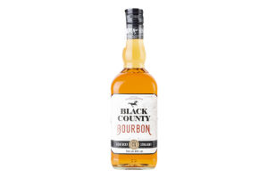 Бурбон 0.7л 40% 2 года Black County бут