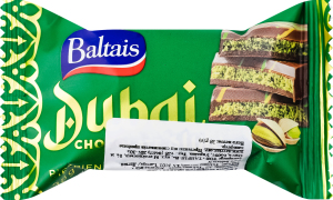 Сырок глазированный со вкусом дубайского шоколада Baltais м/у 38г