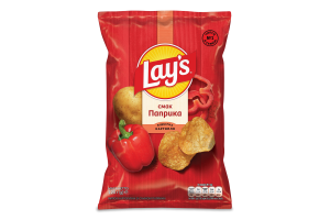 Чипси картопляні Паприка Lay's м/у 120г