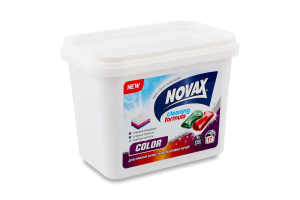 Капсули д/прання Колор 17*23,6г Новакс