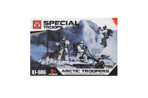 Іграшка конструктор арт. XJ-988/995/991/986/983/990, 6 видів, у коробці 24,5*15*4,5 см
