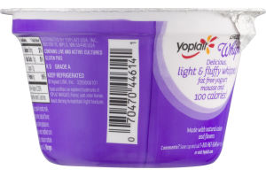 Yoplait Greek 100 Whips! Fat Free Yogurt Mousse Strawberry Cheesecake