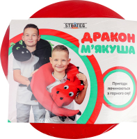 Подушка Strateg Дракон М'якуша червон-чорний 60611