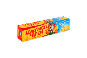 Чипси картопляні зі смаком вершкового масла з сіллю Золотисті к/у 50г