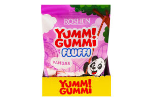 Конфеты Маршмеллоу Pandas Fluffi Yummi Gummi Roshen м/у 65г