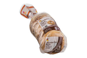 Ahold Chocolate Chip Bagels - 6 CT