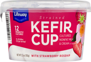 Lifeway Strained Kefir Cup with Strawberry Rosehip