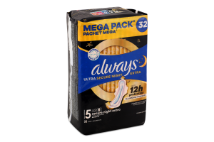Прокладки гігієнічні Ультра секьюр найт екстра 32шт Олвейс