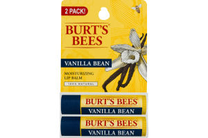 Burt's Bees Moisturizing Lip Balm Vanilla Bean - 2 PK