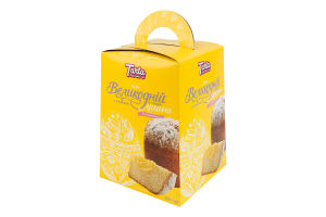 Кекс бездріжджовий з начинкою зі смаком лимона Великодній Tarta к/у 600г