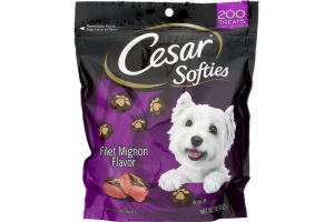 Cesar Softies Dog Treats Filet Mignon - 200 CT