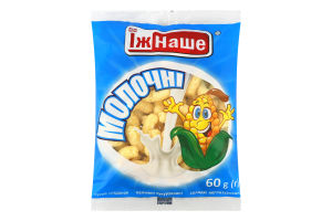 Палички кукурудзяні солодкі неглазуровані Молочні ЇжНаше м/у 60г